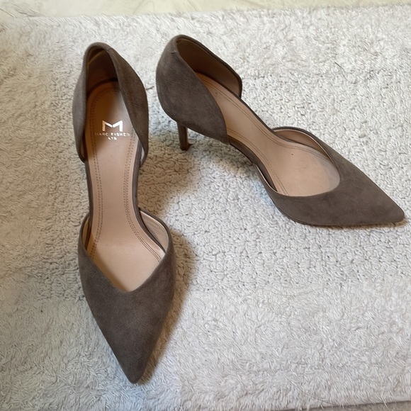 Marc Fisher LTD Tammy Taupe Suede size 7 - Picture 3 of 7